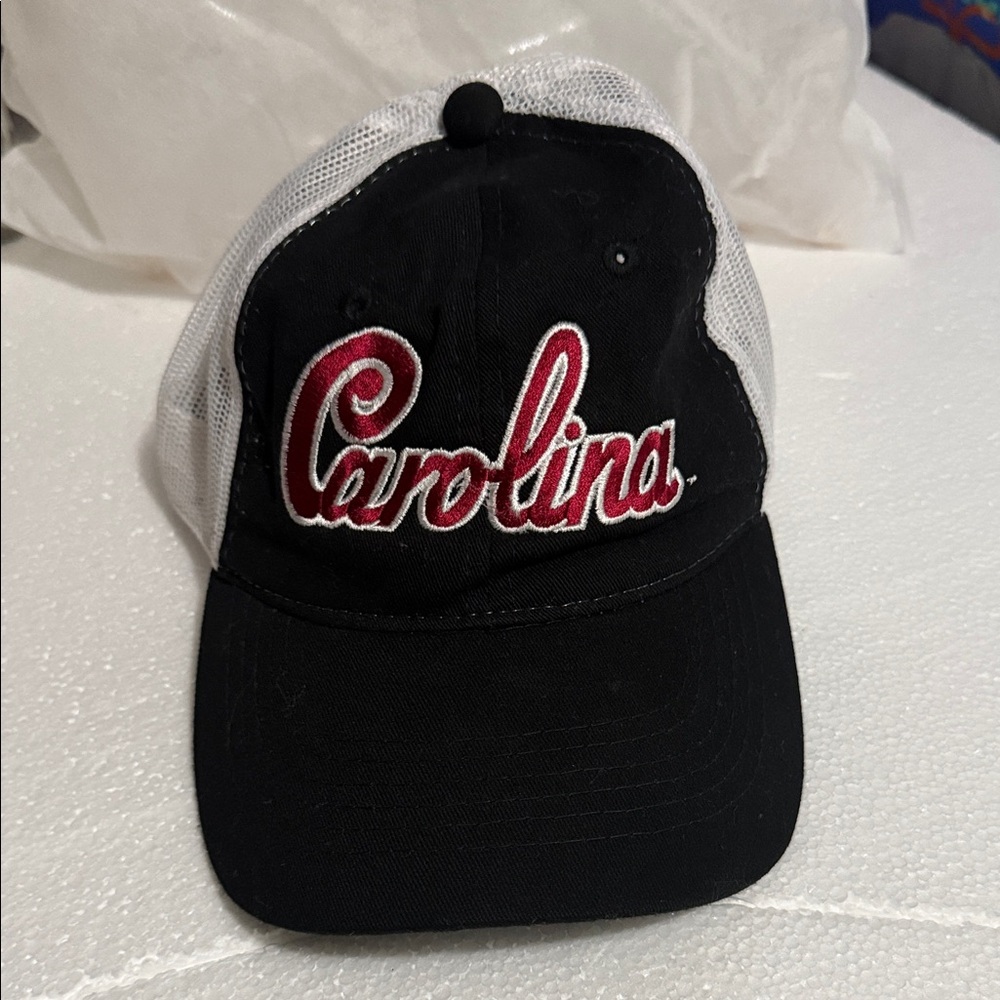 Carolina Black and White Trucker Hat